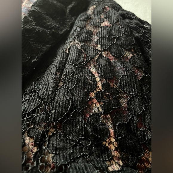 ***SOLD***New Free People Long Lace Black Jacket Blazer - Picture 17 of 17